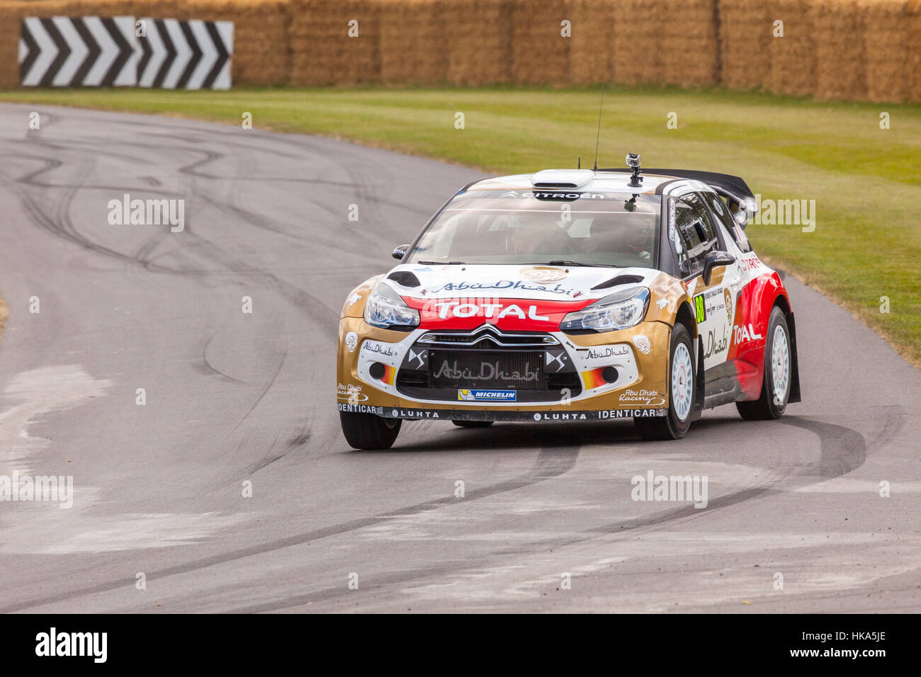 Citroen rally car at Goodwood Festival of Speed 2014 Stock Photo