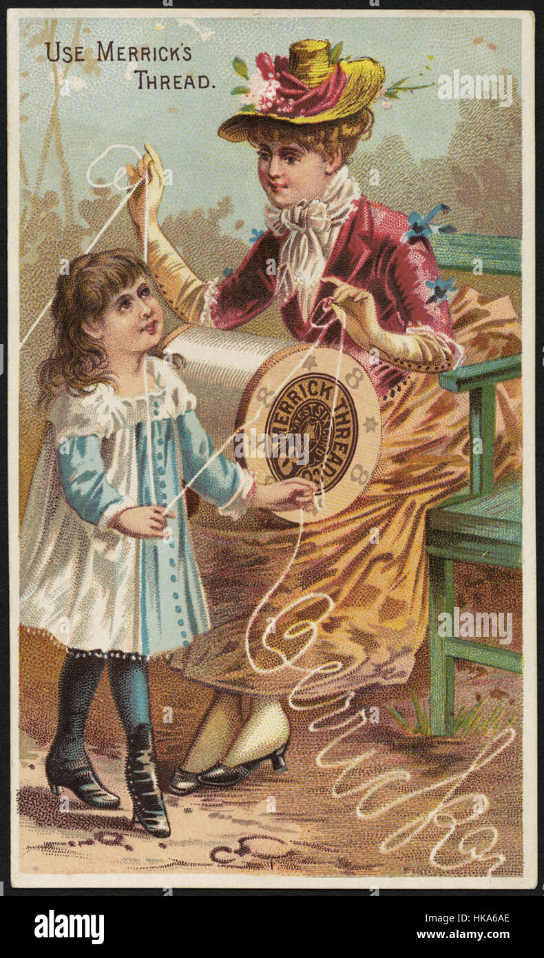 Merle Threads Use Merrick's thread Stock Photo - Alamy