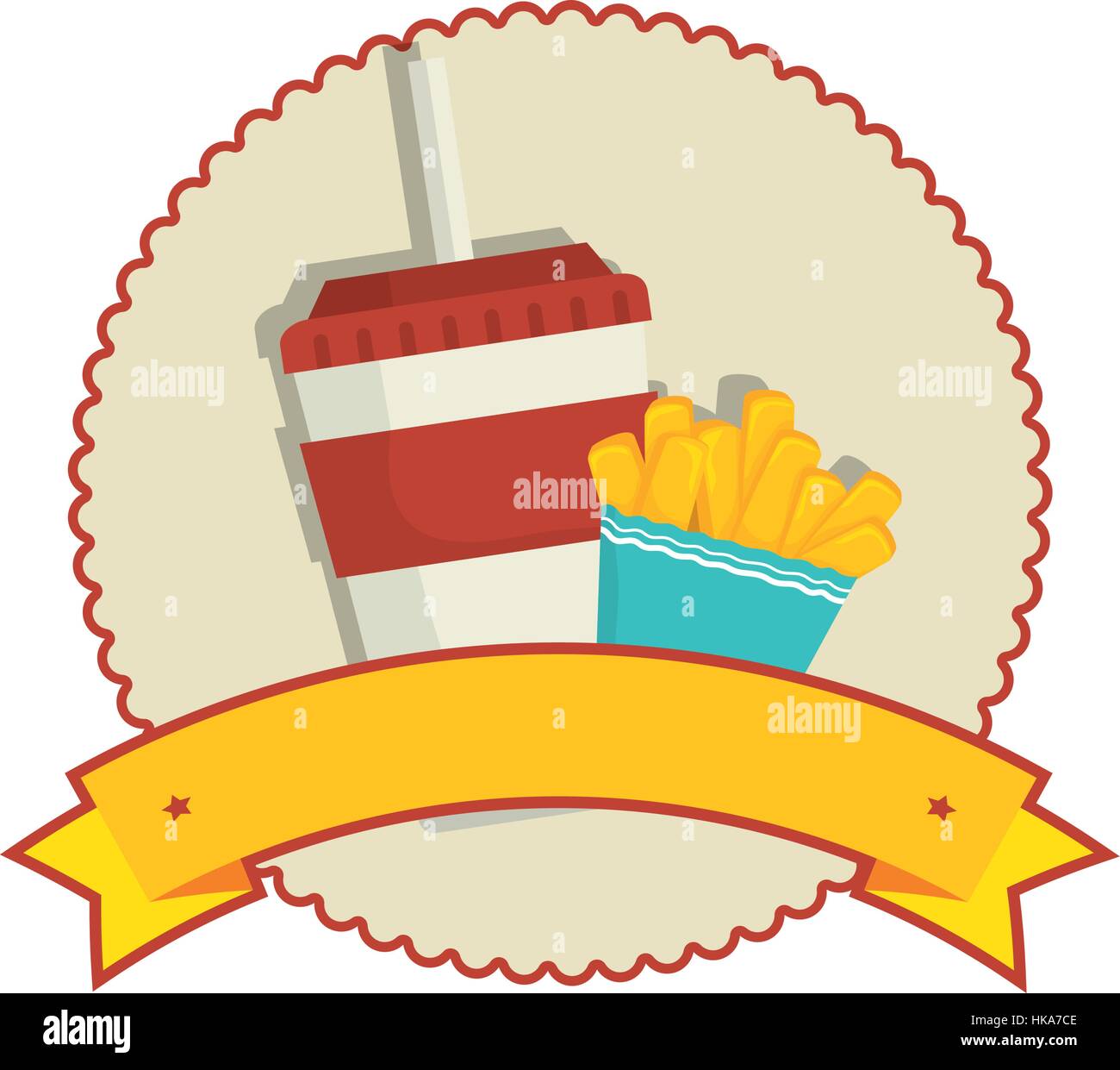 french fries fast food icon vector illustration design Stock Vector ...