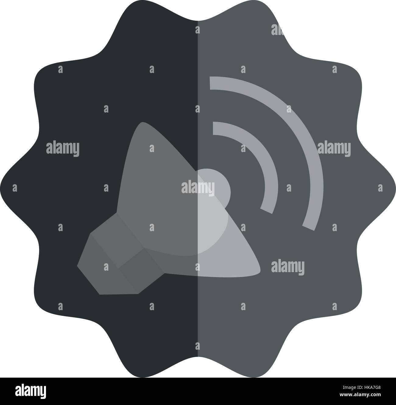 speaker sound isolated icon vector illustration design Stock Vector ...