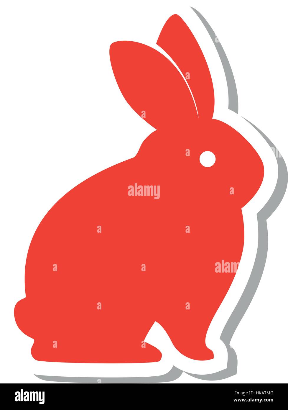 Rabbit Silhouette Stock Photos & Rabbit Silhouette Stock Images - Alamy