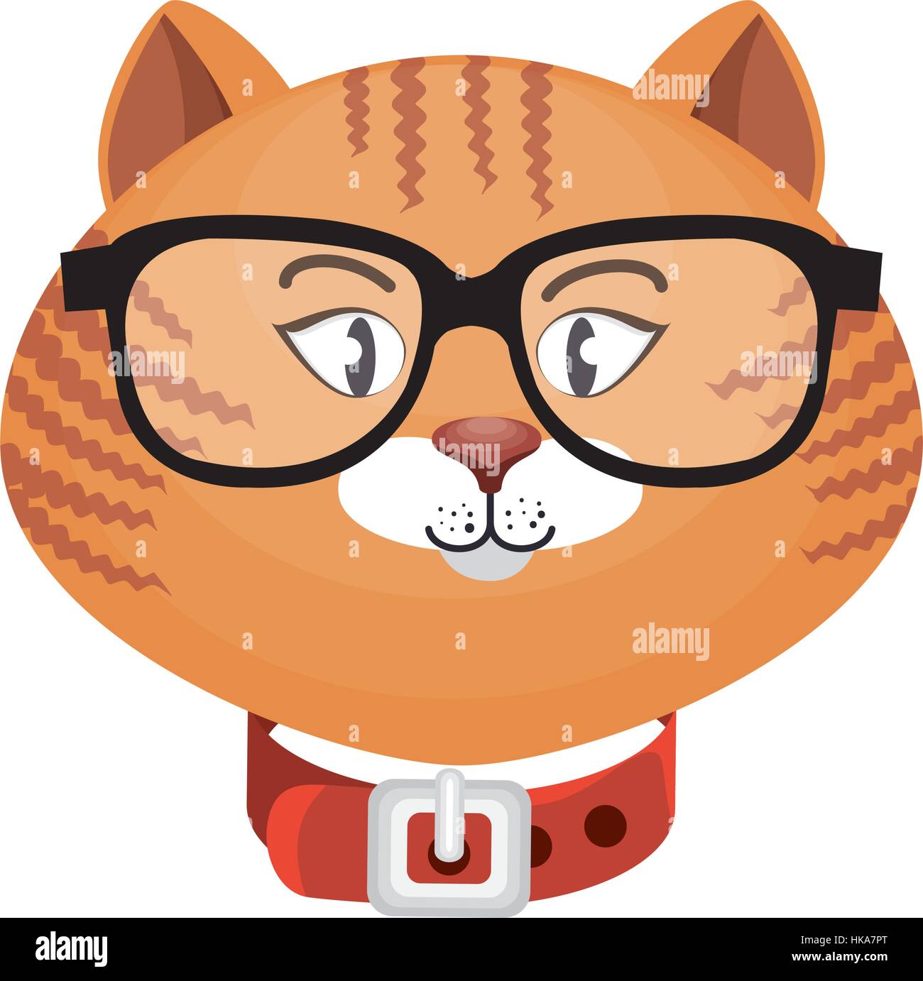 cute cat mascot isolated icon vector illustration design Stock Vector ...