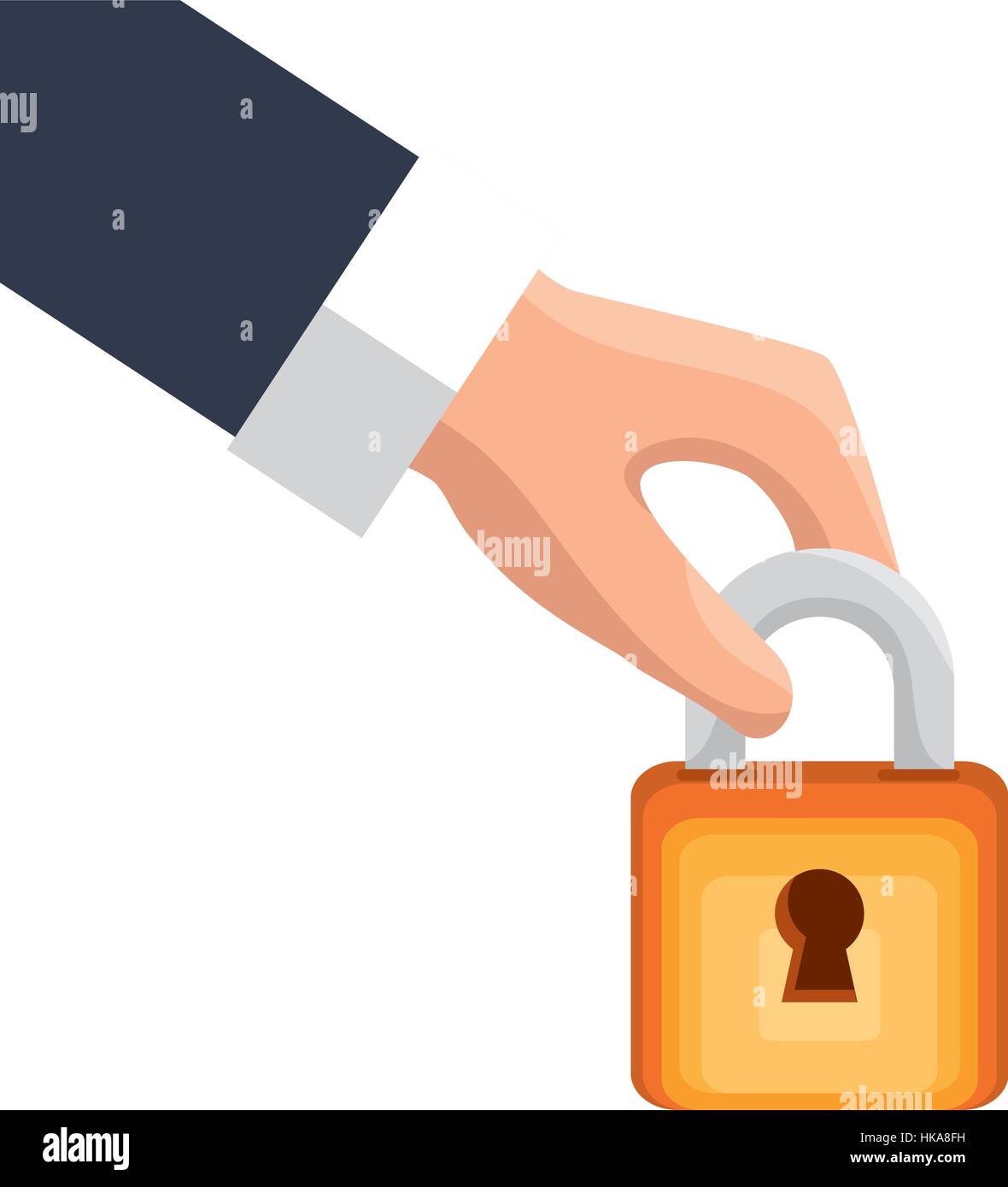 safe padlock security isolated icon vector illustration design Stock ...
