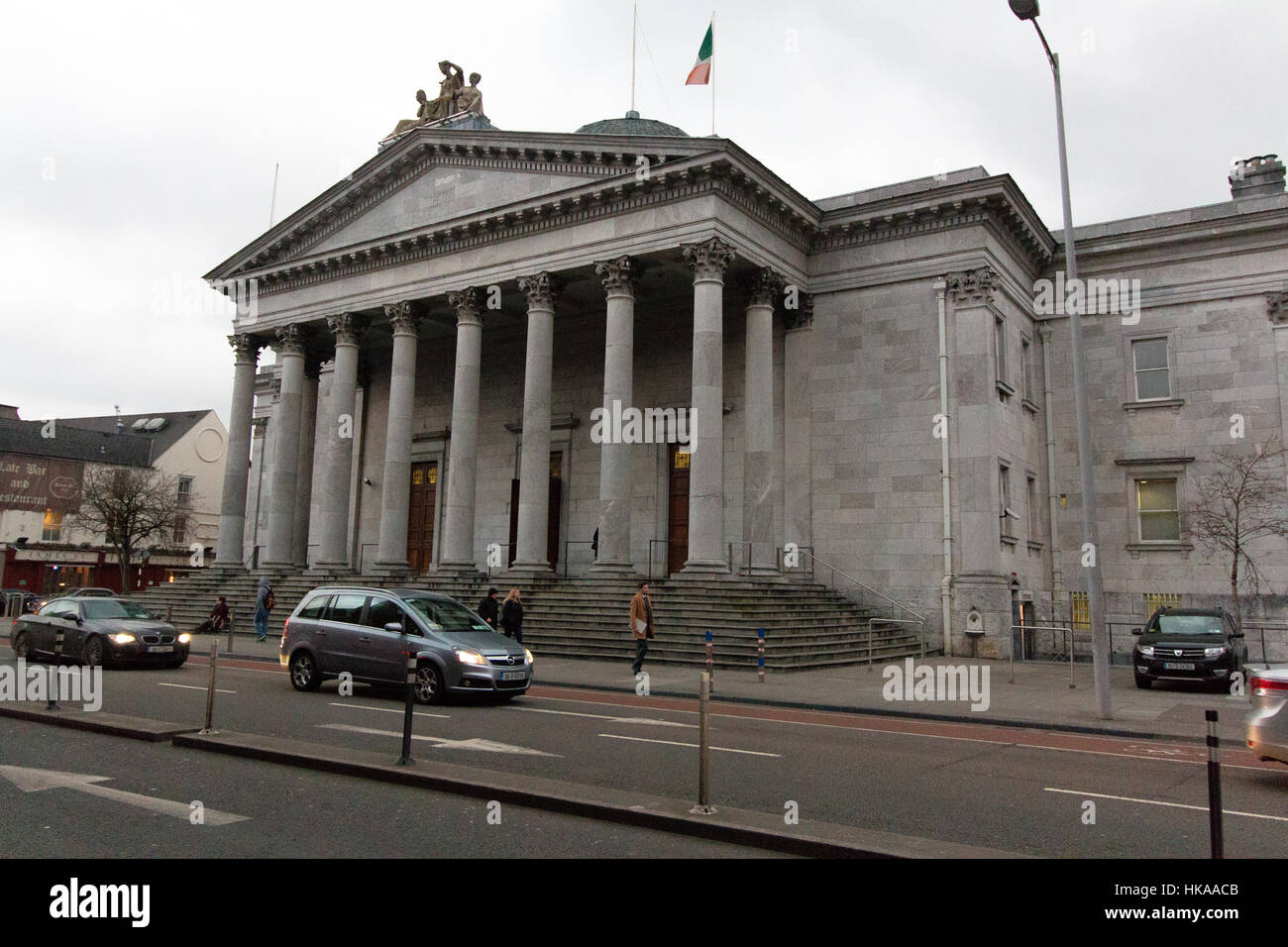 January 26th, 2017, Cork, Ireland front view of the Cork Courthouse
