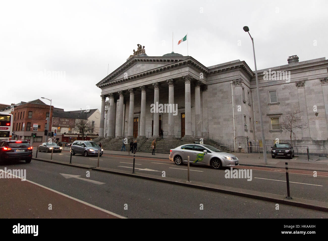 January 26th, 2017, Cork, Ireland front view of the Cork Courthouse