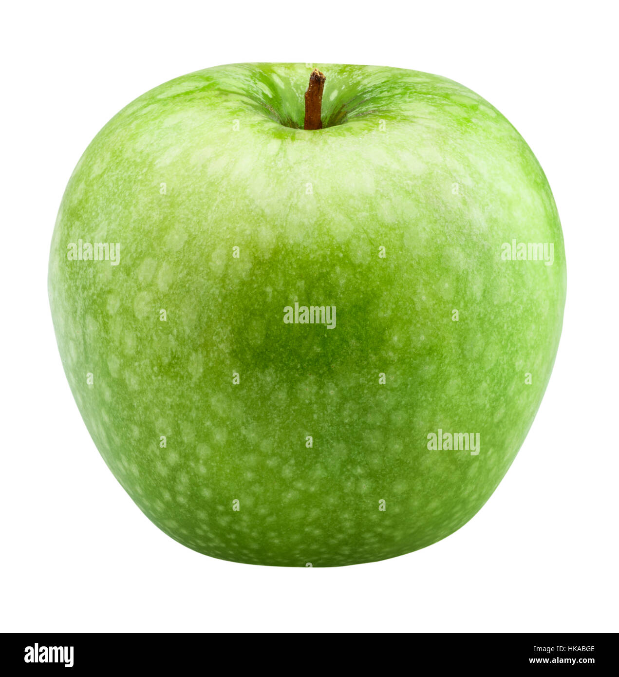 green apple isolated on white backround with clipping path Stock Photo ...