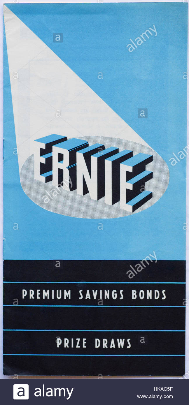 Premium Bonds information Leaflet Stock Photo