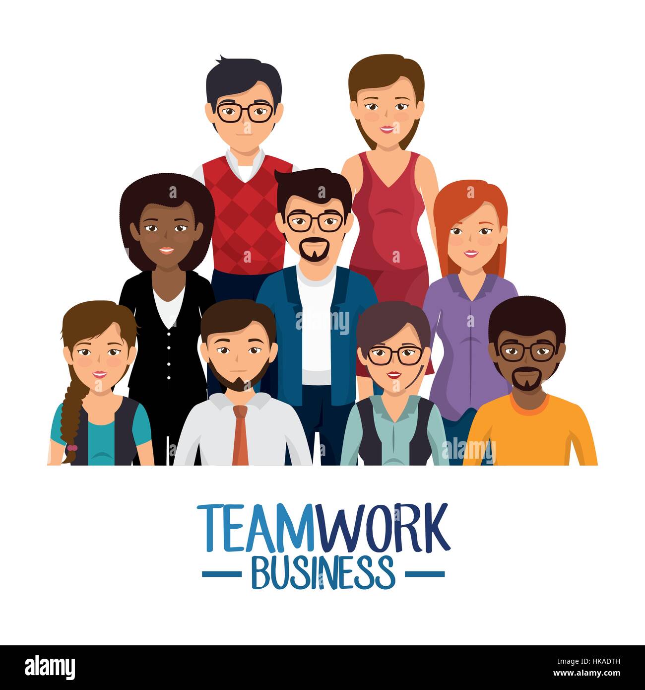teamwork business people icon vector illustration design Stock Vector ...
