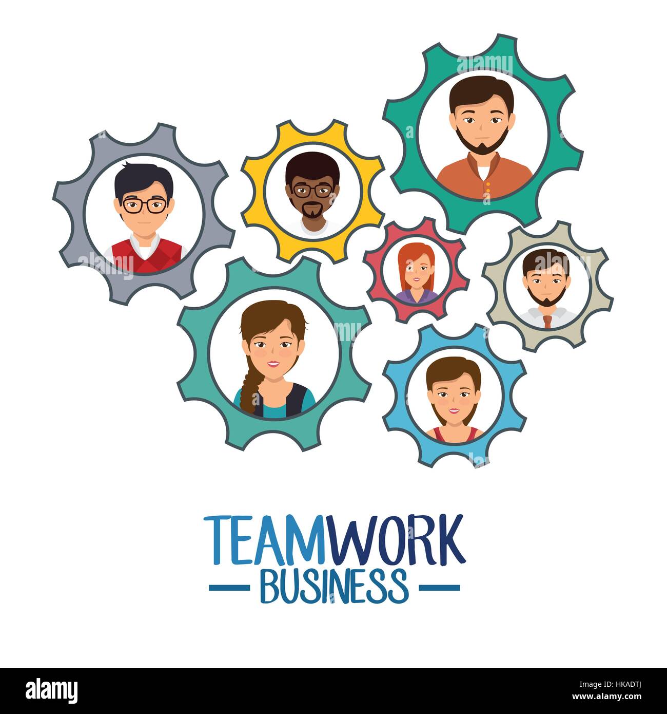teamwork business people icon vector illustration design Stock Vector ...