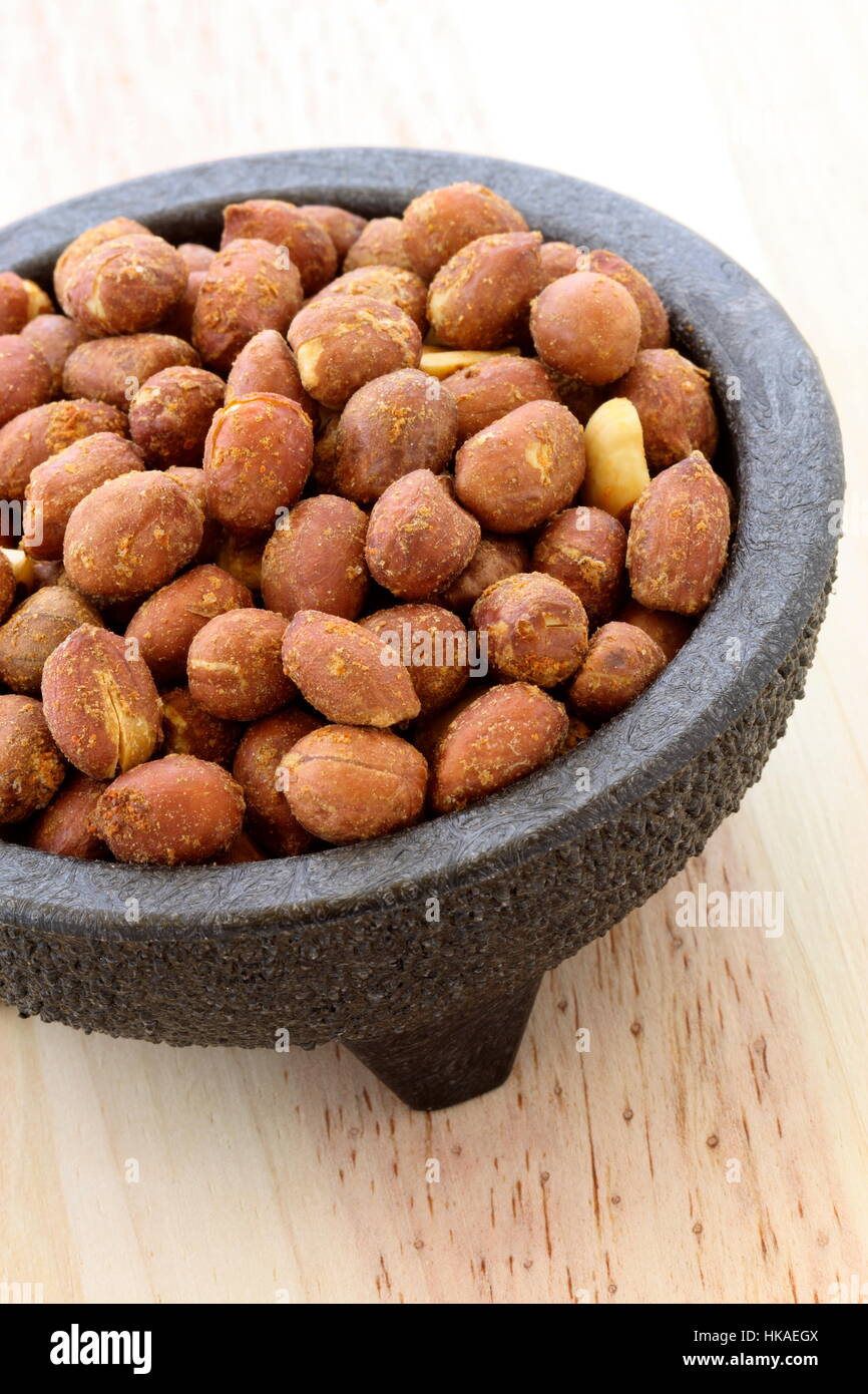 delicious fresh oven roasted mexican spicy peanuts Stock Photo Alamy