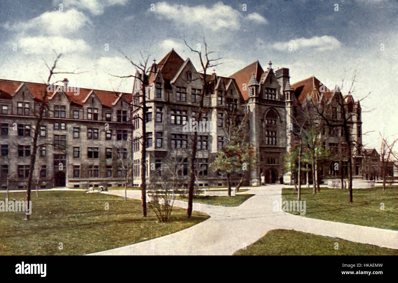 Cobb Lecture Hall - Chicago, circa 1908 Stock Photo