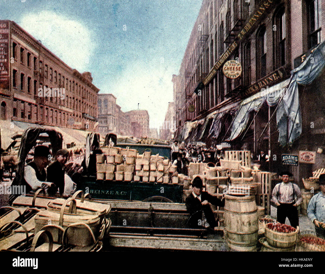 South Water Street, Chicago, circa 1908 Stock Photo Alamy