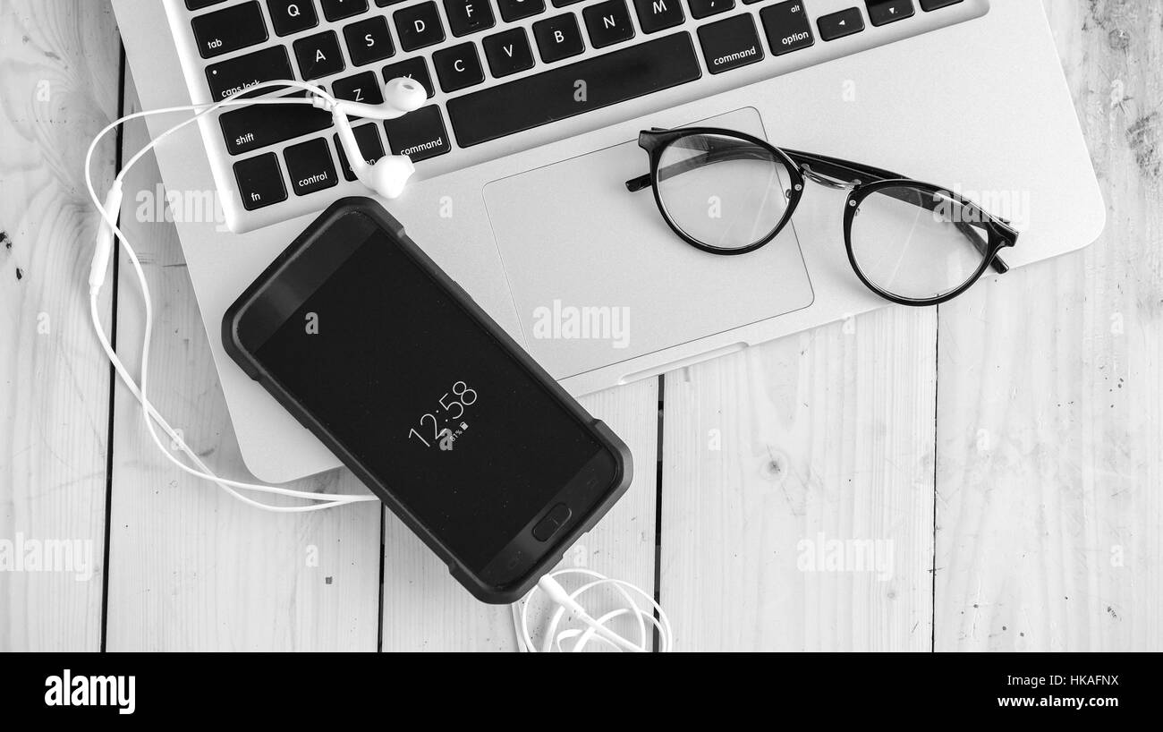 caffee. Monochrome image Stock Photo 