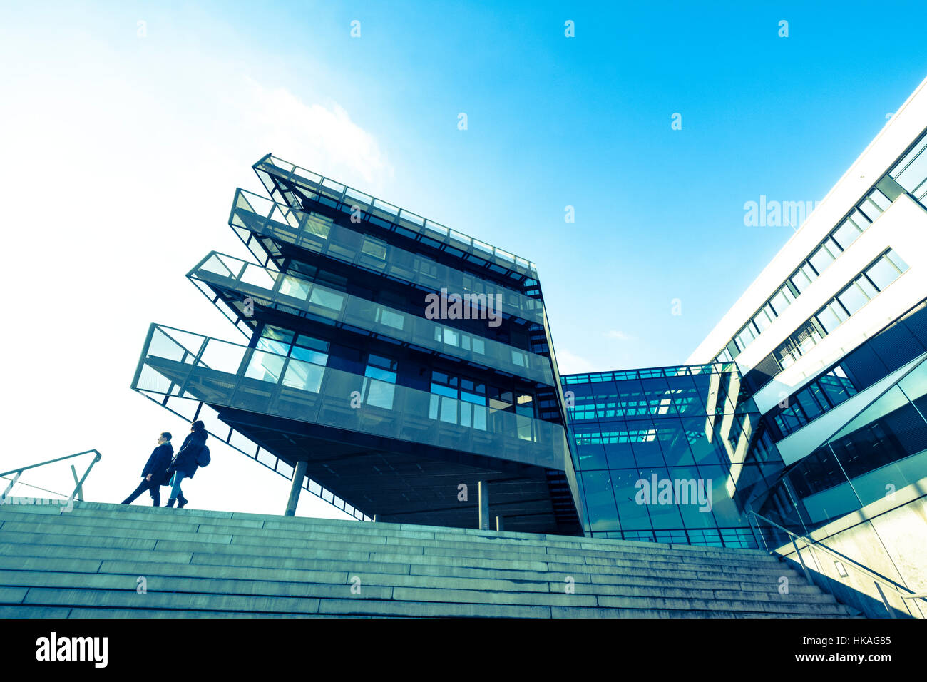 Exterior View Of Hafencity University In Hamburg Germany Stock Photo ...