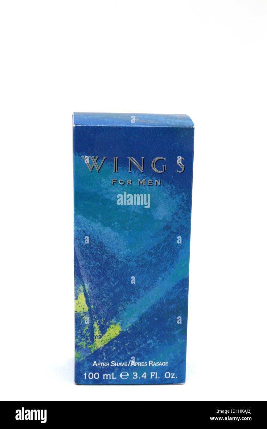 Wings Aftershave Stock Photo