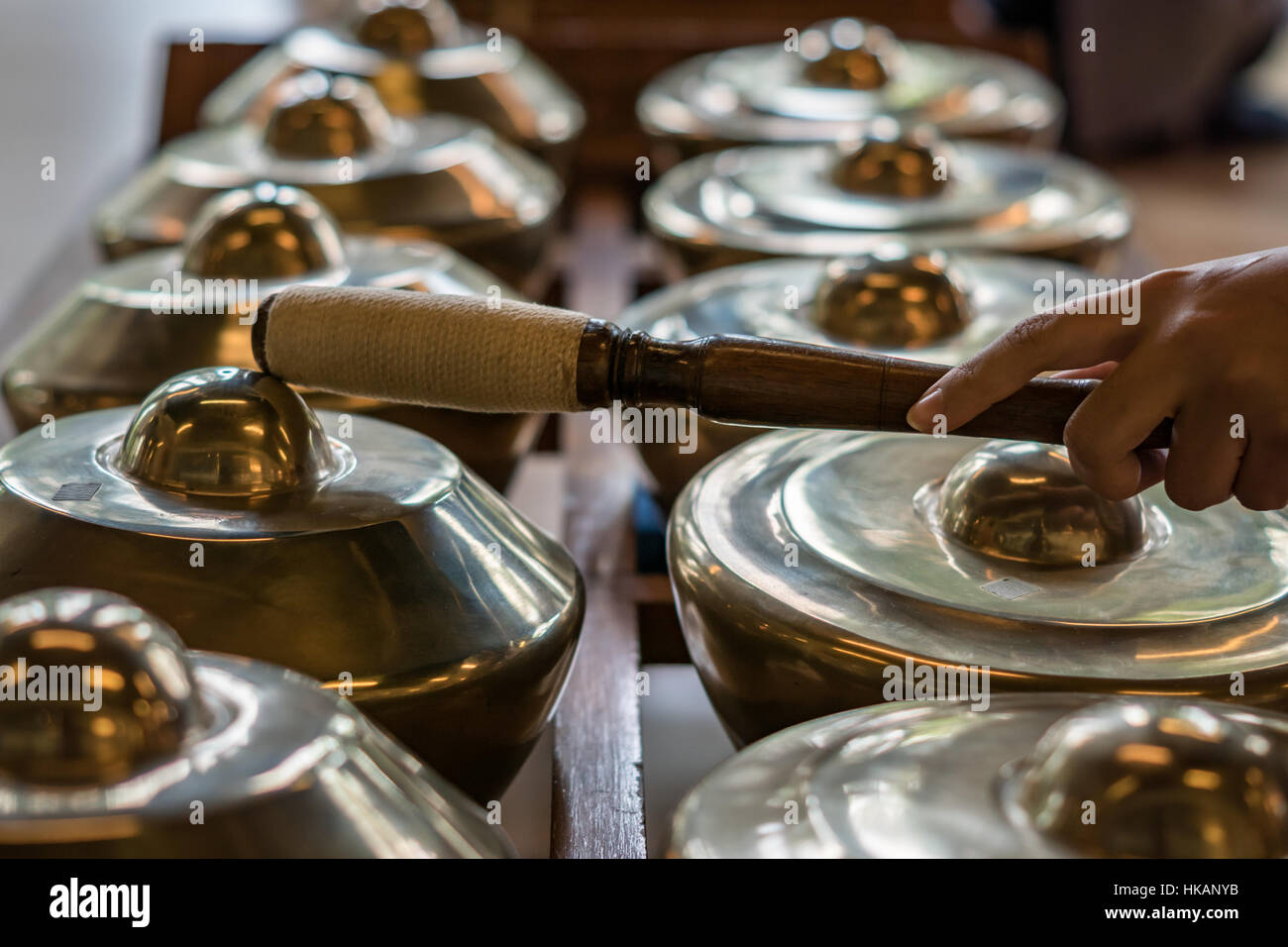 Gamelan, traditional percussive music instruments in Bali and Java