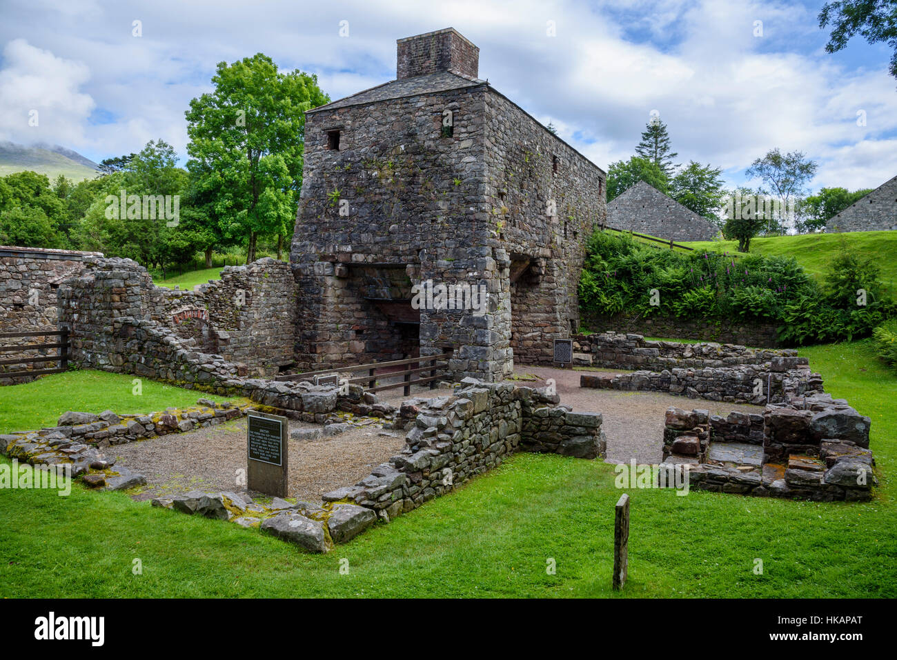 Bunaw remains of ancient iron ore blast furnace, Argyll & Bute