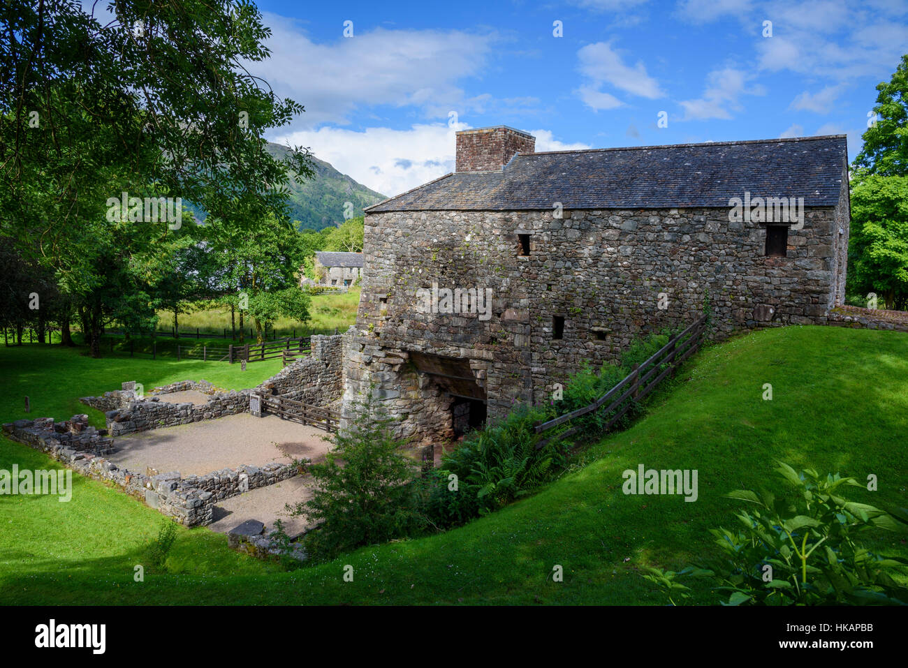 Bunaw remains of ancient iron ore blast furnace, Argyll & Bute