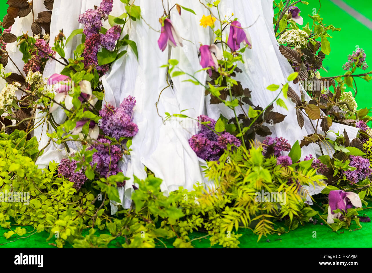 Valley of Flowers Draped Skirt