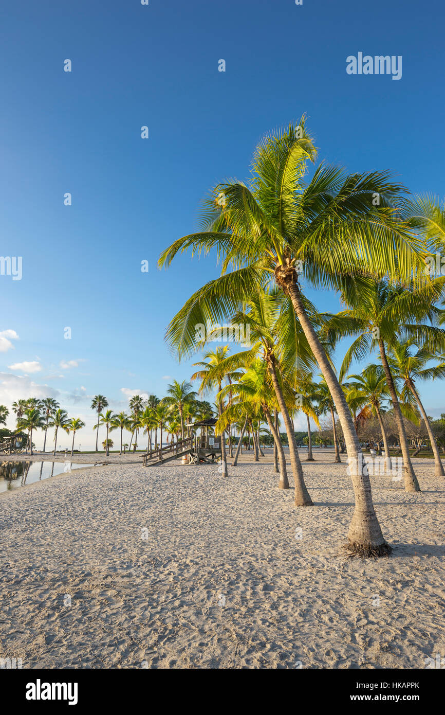 SAND BEACH REFLECTING POOL ATOLL MATHESON HAMMOCK COUNTY PARK MIAMI