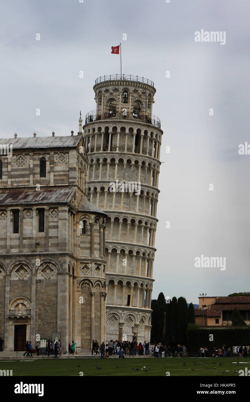 Leaning Tower of Pisa Italy Stock Photo