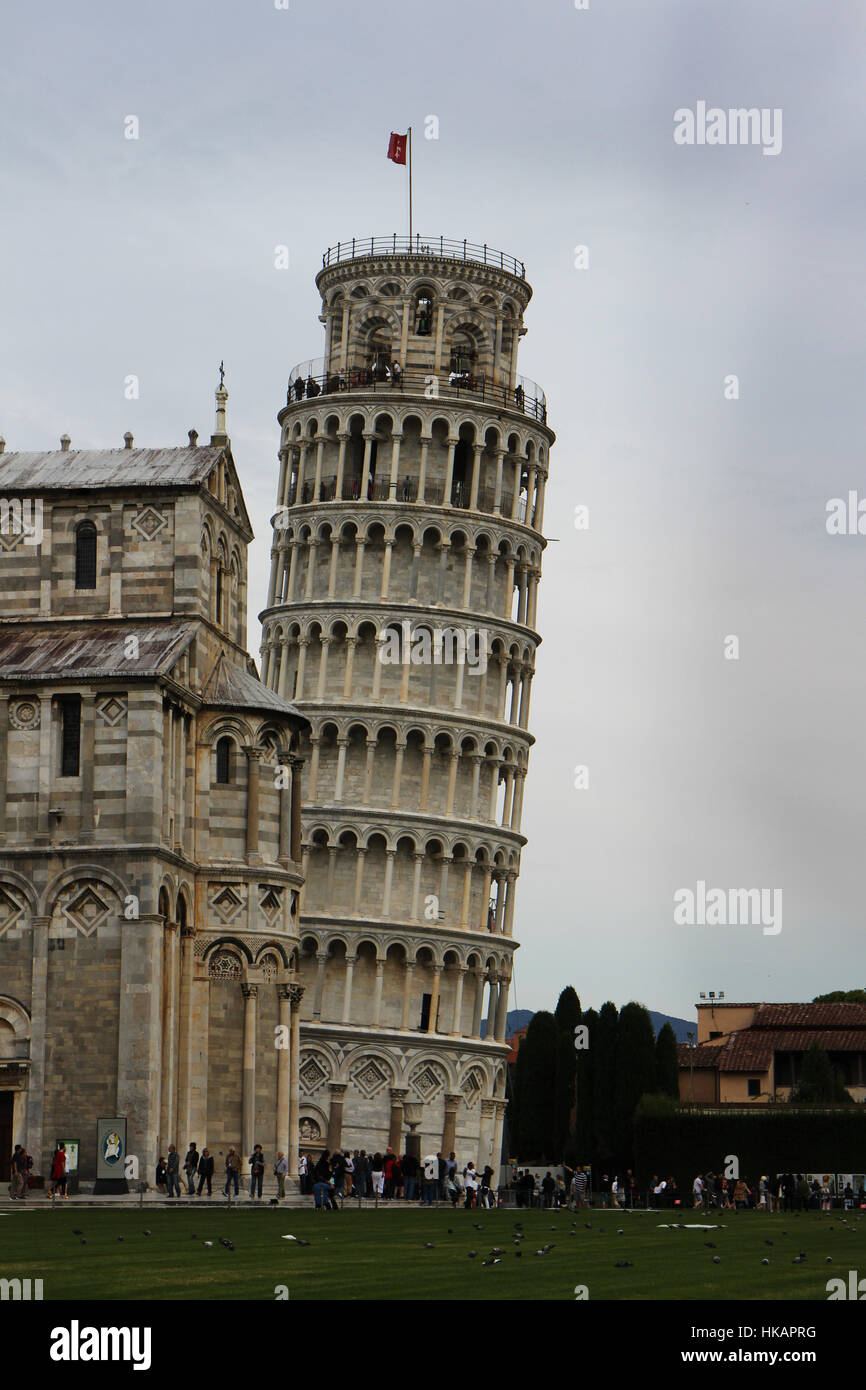 Leaning Tower of Pisa Italy Stock Photo