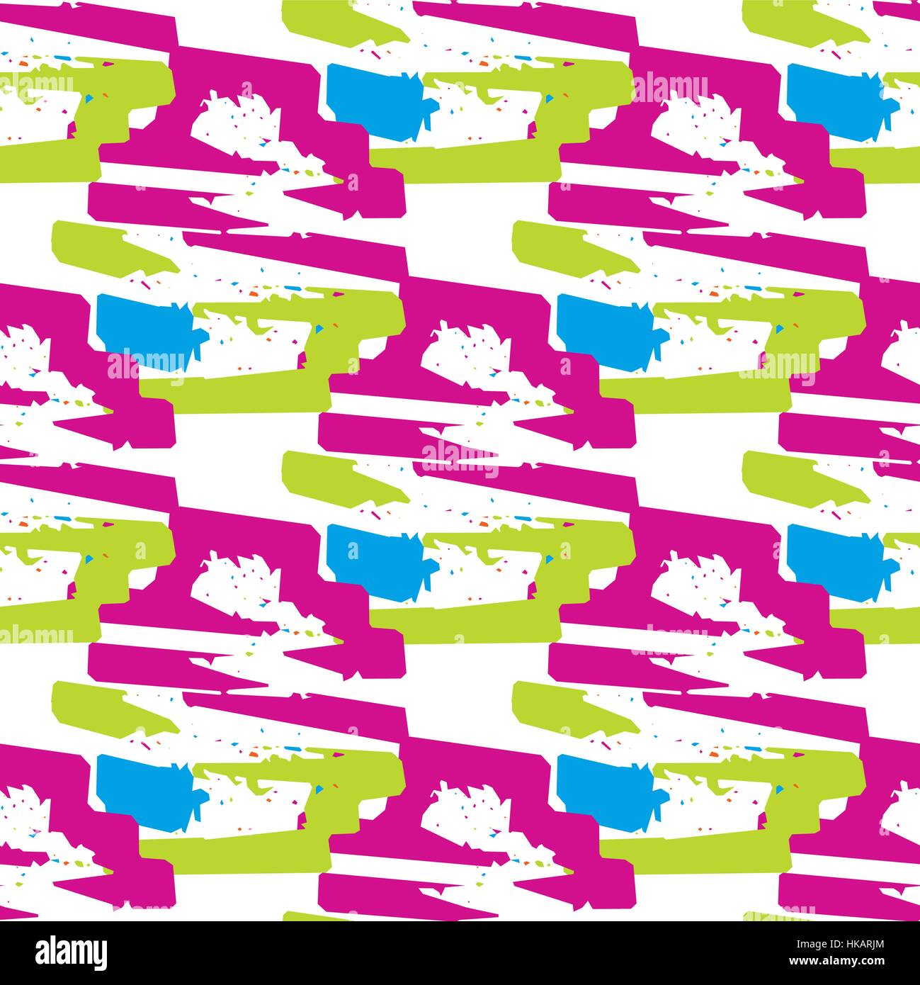 Abstract seamless pattern with lines and stripes in variety of colors ...
