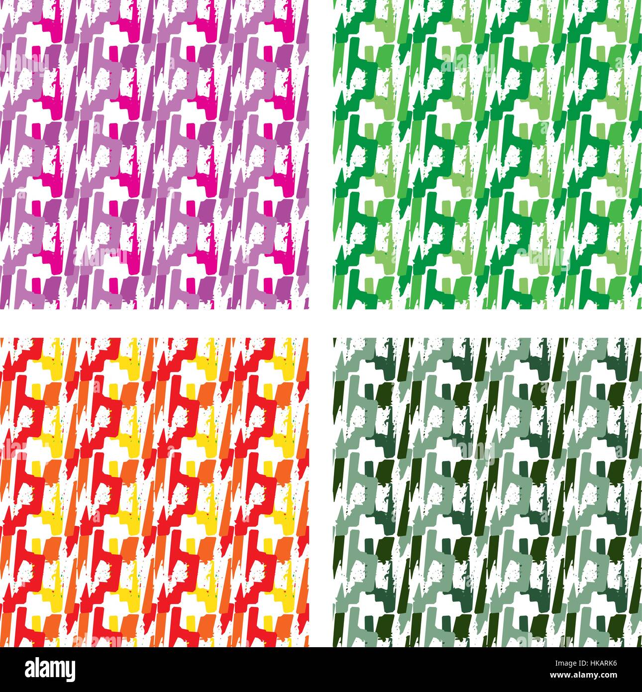Abstract seamless pattern with lines and stripes in variety of colors ...
