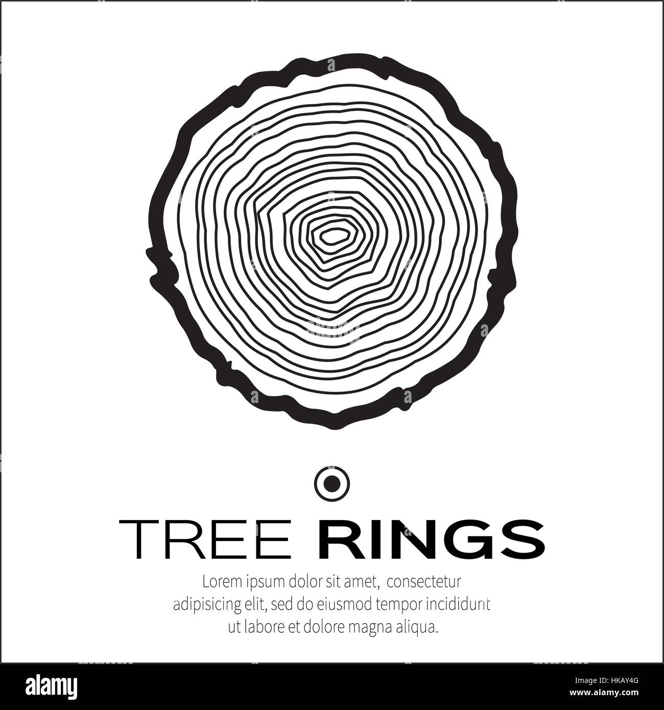 Tree rings background and saw cut tree trunk vector, forestry and ...