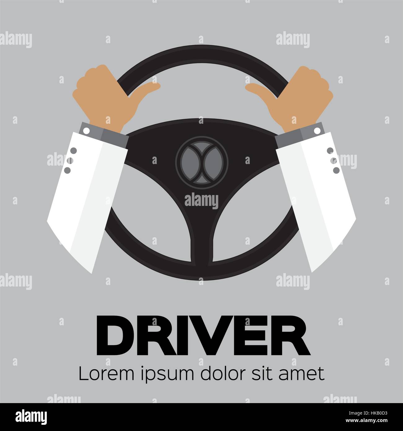 Steering wheel car hands Stock Vector Images - Page 2 - Alamy
