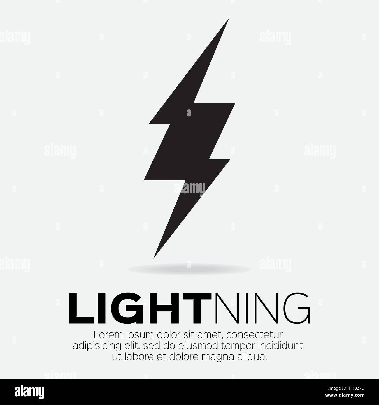 Lightning bolt icon for apps and websites Stock Vector Image & Art Alamy