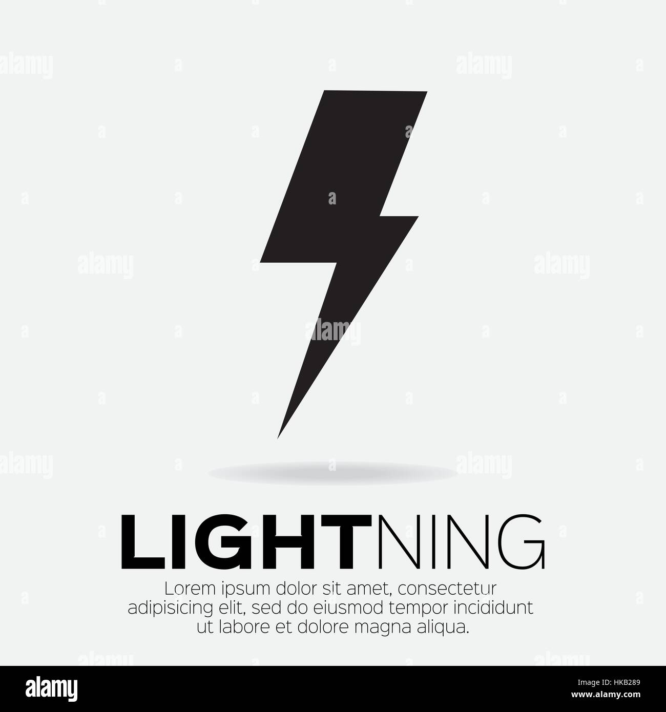 Lightning bolt icon for apps and websites Stock Vector Image & Art - Alamy