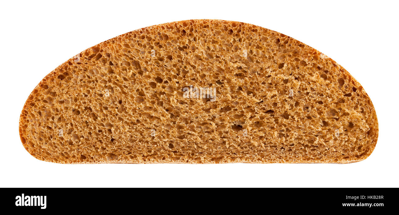 sliced bread isolated Stock Photo