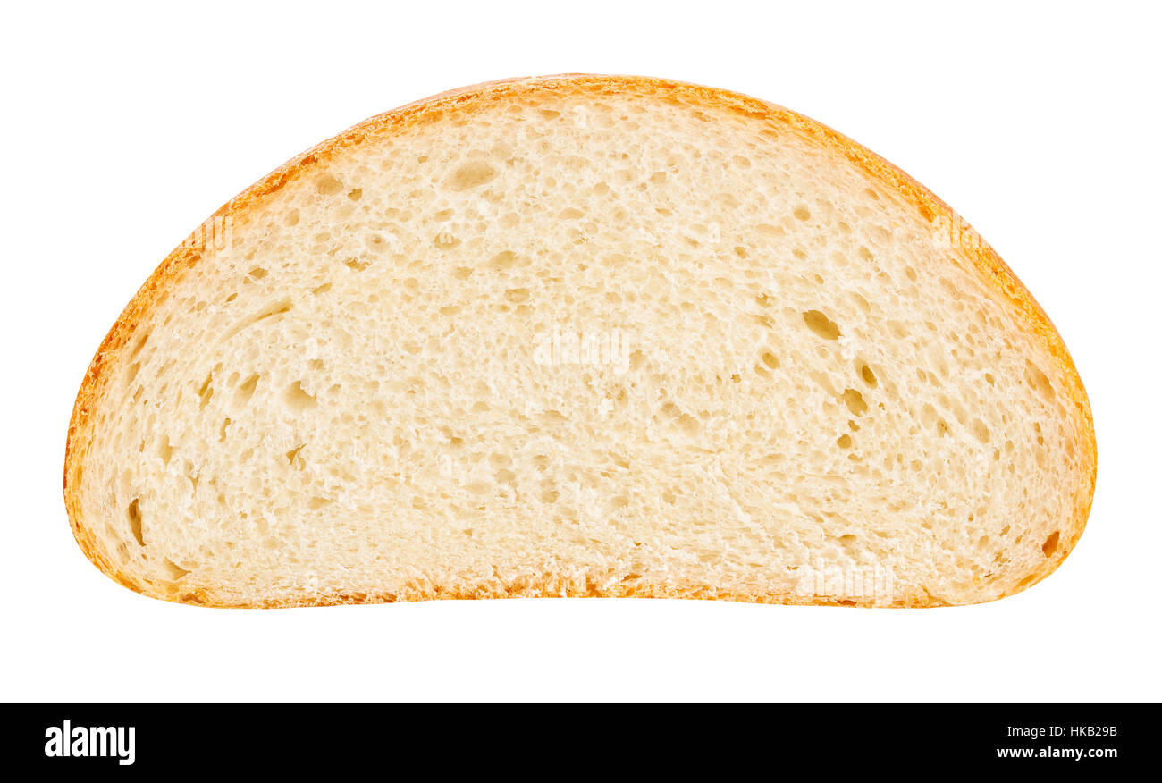 sliced bread isolated Stock Photo