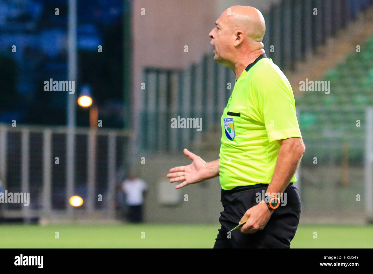 Belo Horizonte, Brazil. 26th Jan, 2017. Heber Roberto Lopes, the match referee for America MG x Ceará, match valid for the First League, held at the Independence Arena in Belo Horizonte, MG. Credit: Dudu Macedo/FotoArena/Alamy Live News Stock Photo
