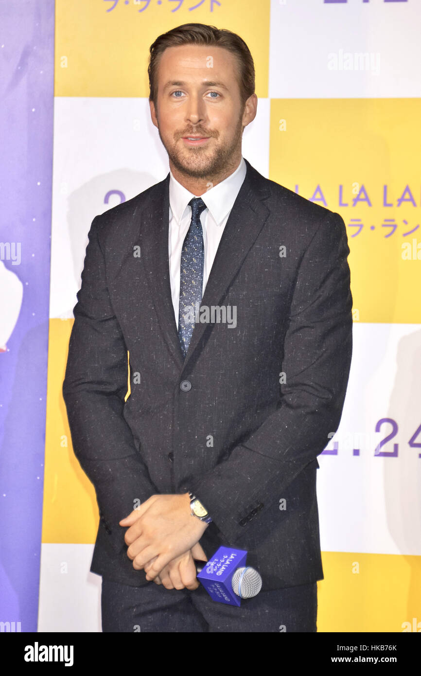 Ryan Gosling attends the 'La La Land' premiere at Roppongi Hills Center on January 26, 2017 in Tokyo. | Verwendung weltweit/picture alliance Stock Photo