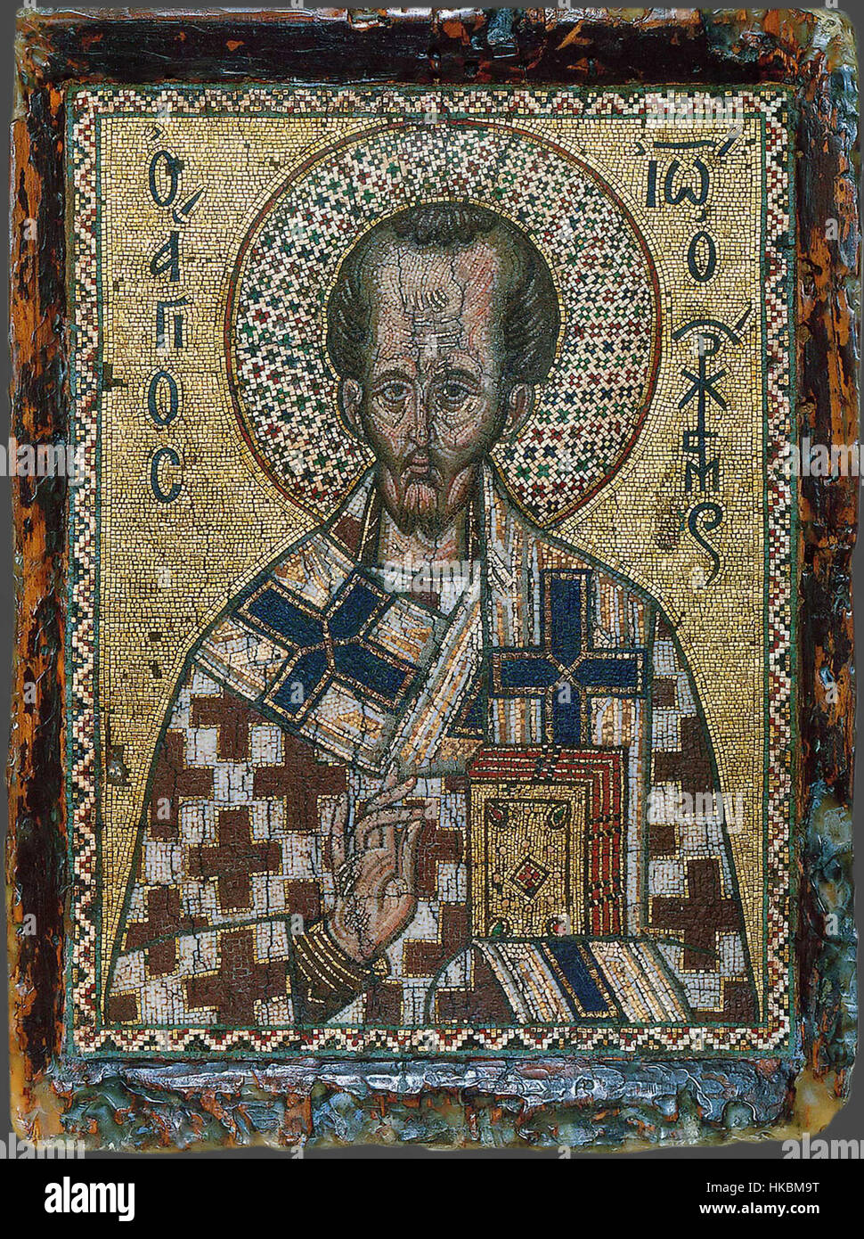 This artwork, attributed to Ioann Zlatoust, depicts a historical or ...