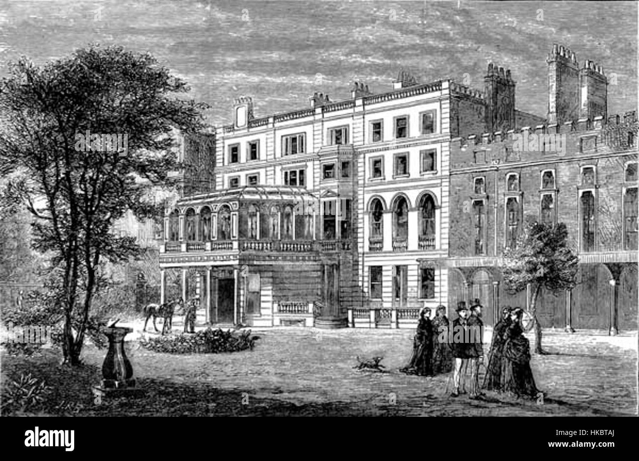 Clarence House 1874 The Graphic Stock Photo