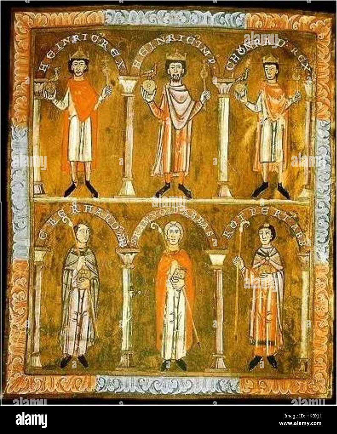 The 'Ewangeliarz Emmeramski 4' is a historical manuscript or painting ...