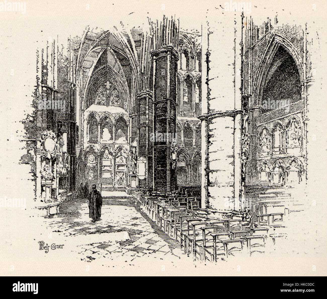 Herbert Railton's 'Poets' Corner' portrays Westminster Abbey’s Poets ...