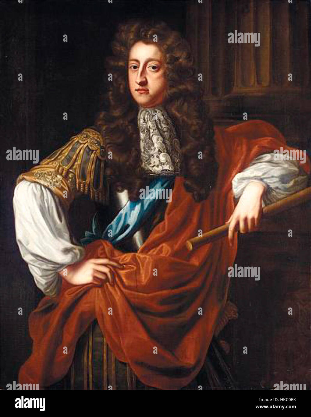 A painting created in 1653, featuring George, possibly a notable ...