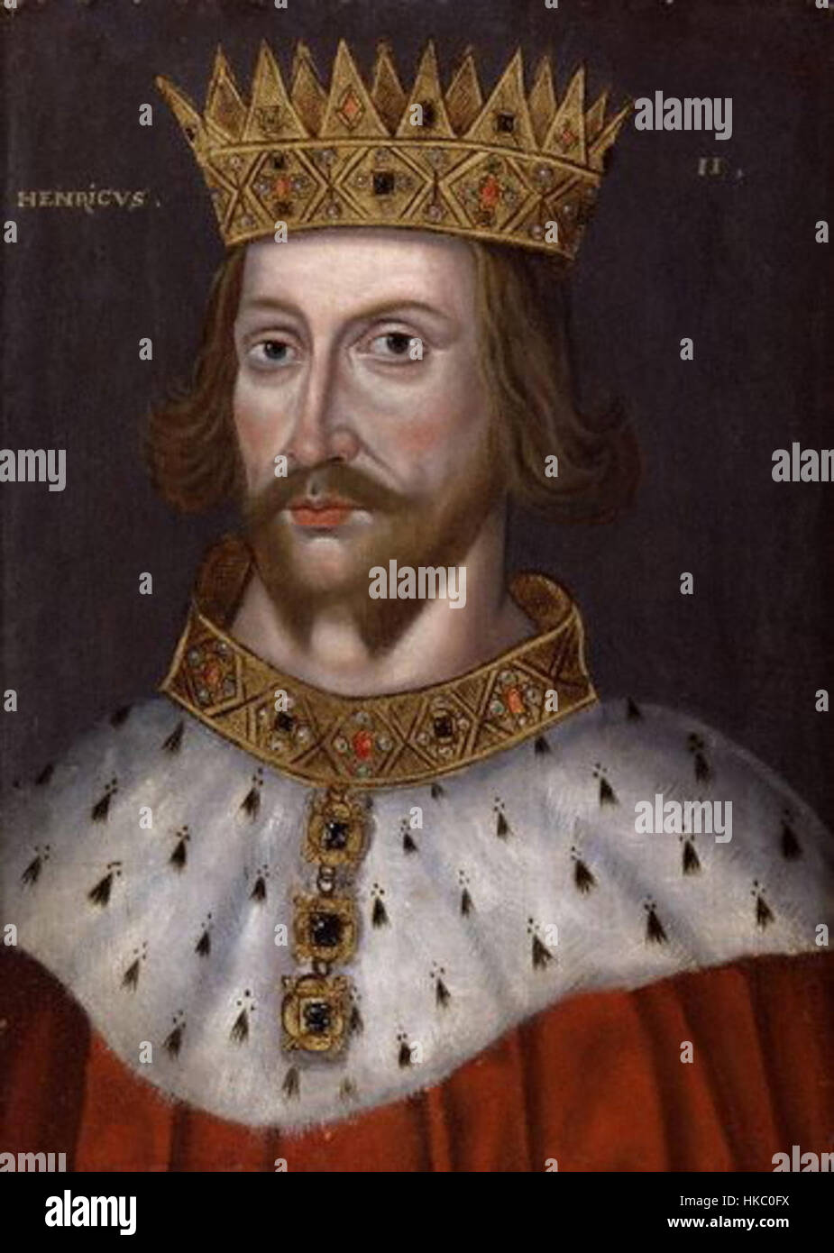 Henry II of England Stock Photo - Alamy