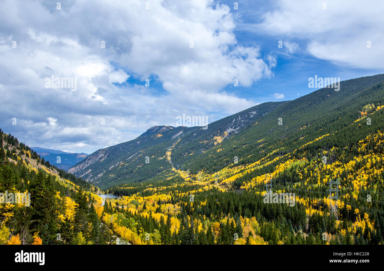 Fall colors in the Rocky Mountains Stock Photo - Alamy