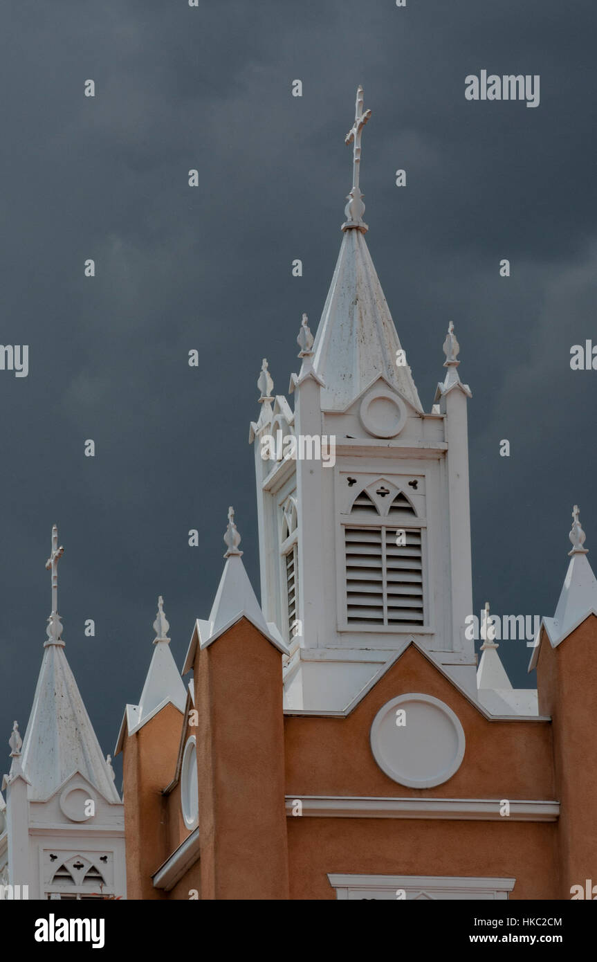 Detail of San Felipe de Neri Church. A Catholic church located on the