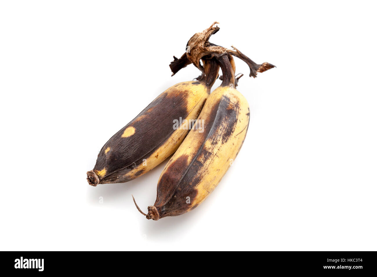 Bad bananas on white background isolated Stock Photo Alamy