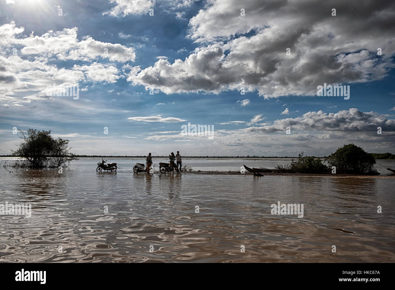 Tonle Sap Lake, Cambodia. Stock Photo