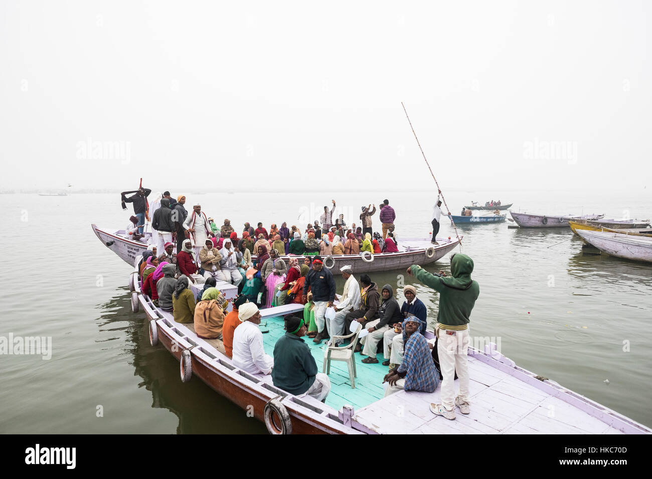 India, Varanasi,  daily life Stock Photo