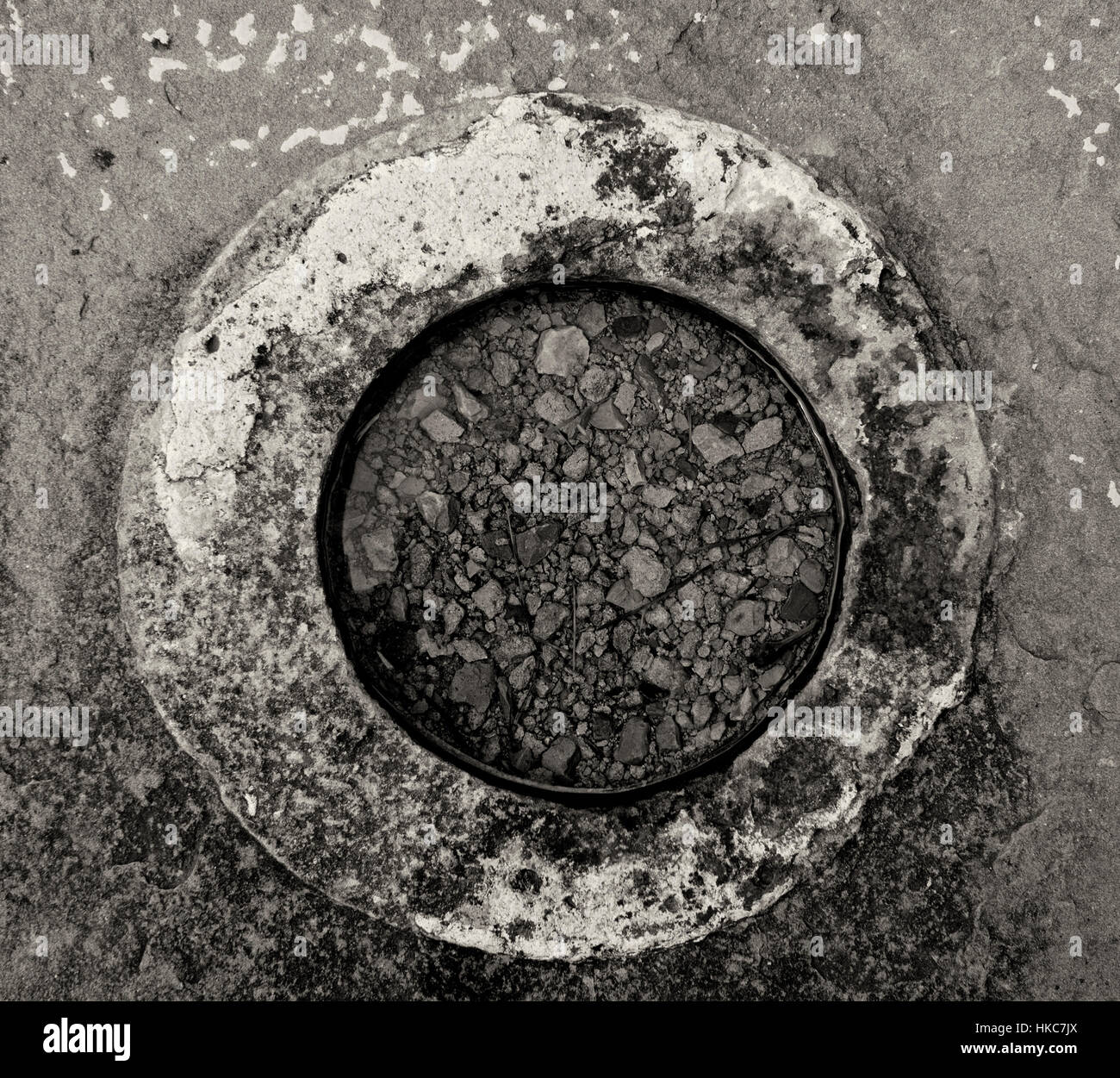 Cement with stones Stock Photo Alamy