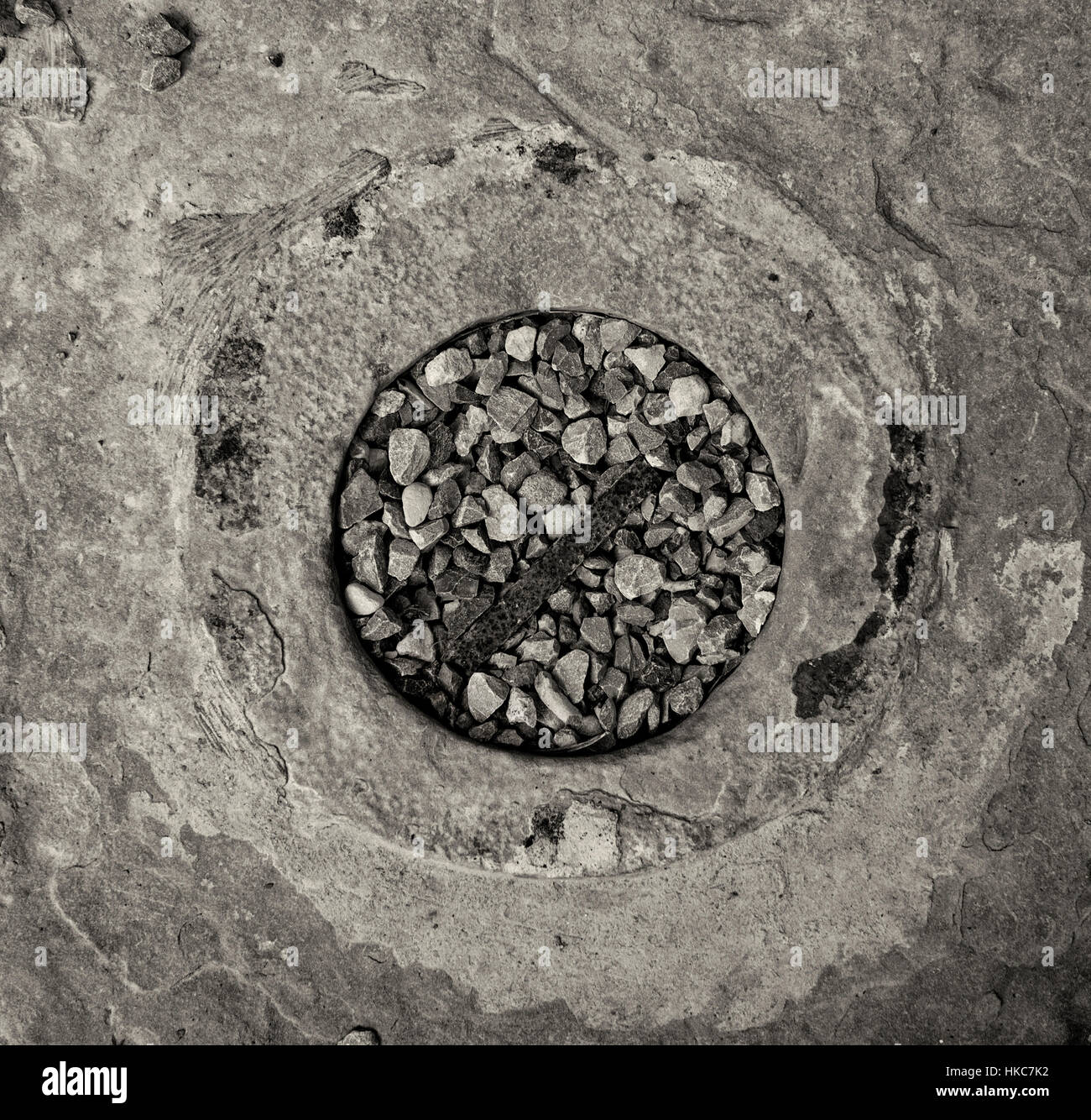 Cement with stones Stock Photo Alamy