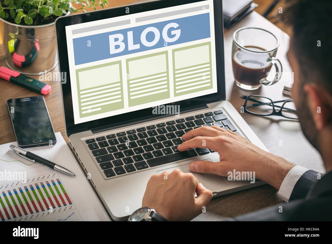Blog Home Screen Blog home screen hi-res stock photography and images - Alamy